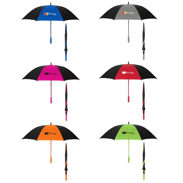 HH4125 60" Arc Splash of Color Golf Umbrella Wi...